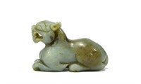 Chinese Carved Jade Figure of Tiger