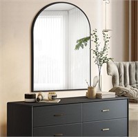 NUTTUTO 24"x36" Arched Mirror, Arched Wall
