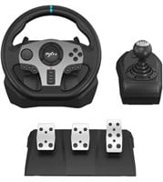 Racing Steering Wheel Gaming Racing Wheel, Used -