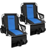 VIVOHOME Stadium Seats with Back Support and