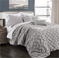 Lush Decor Ravello Pintuck Comforter Set - Luxe 5