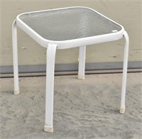 Small Square Patio Side Table Plant Stand