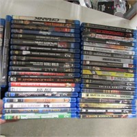 BOX OF DVDS & BLUE RAY MOVIES