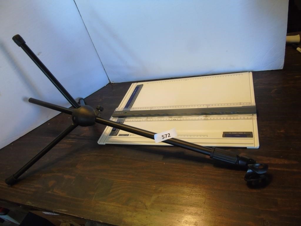 Microphone Stand & Small Drafting Board