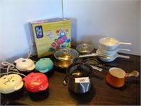 Pans, Corningware Set, Small Crock Pot,