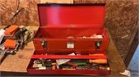 Toolbox with chisels and files