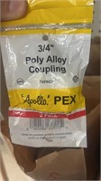 (10) Two pack 3/4" Couplings