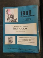 1980 Supplement US Liberty Stamp Album