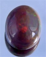 1.30 ct Natural Ethiopian Black Fire Opal