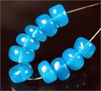 4.69 cts Natural Ethiopian Blue Fire Opal Beads