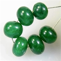 12.64 cts Natural Green Onyx Beads