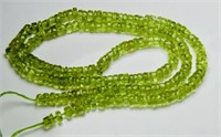 66.92 cts Natural Peridot Beads