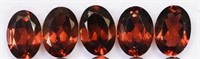 5 Pieces of Natural Mozambique Red Garnets 5x3