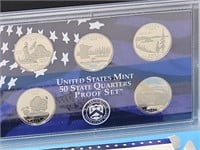 2005- S State Quarters Proof Set (5 Coins)