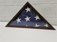 Veterans Ceremonial Flag with Display Box
