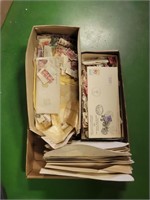 Lot of Vintage Stamps, Envelopes