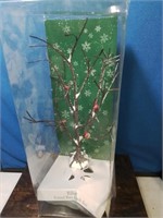 Department 56 village frosted bear branch tree