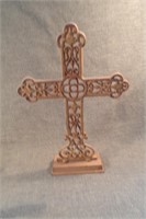 Vintage Cast Iron Garden Cross - Crucifix