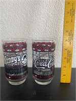 Vintage Wendy’s Coca Cola Glasses