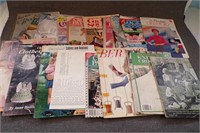 Lot of 24 Vintage Crochet Magazines & Patterns