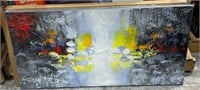 Textured Oil Painting Canvas Modern Abstract Art
