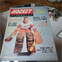 1966 Hockey Pictorial Magazine Roger Crozier