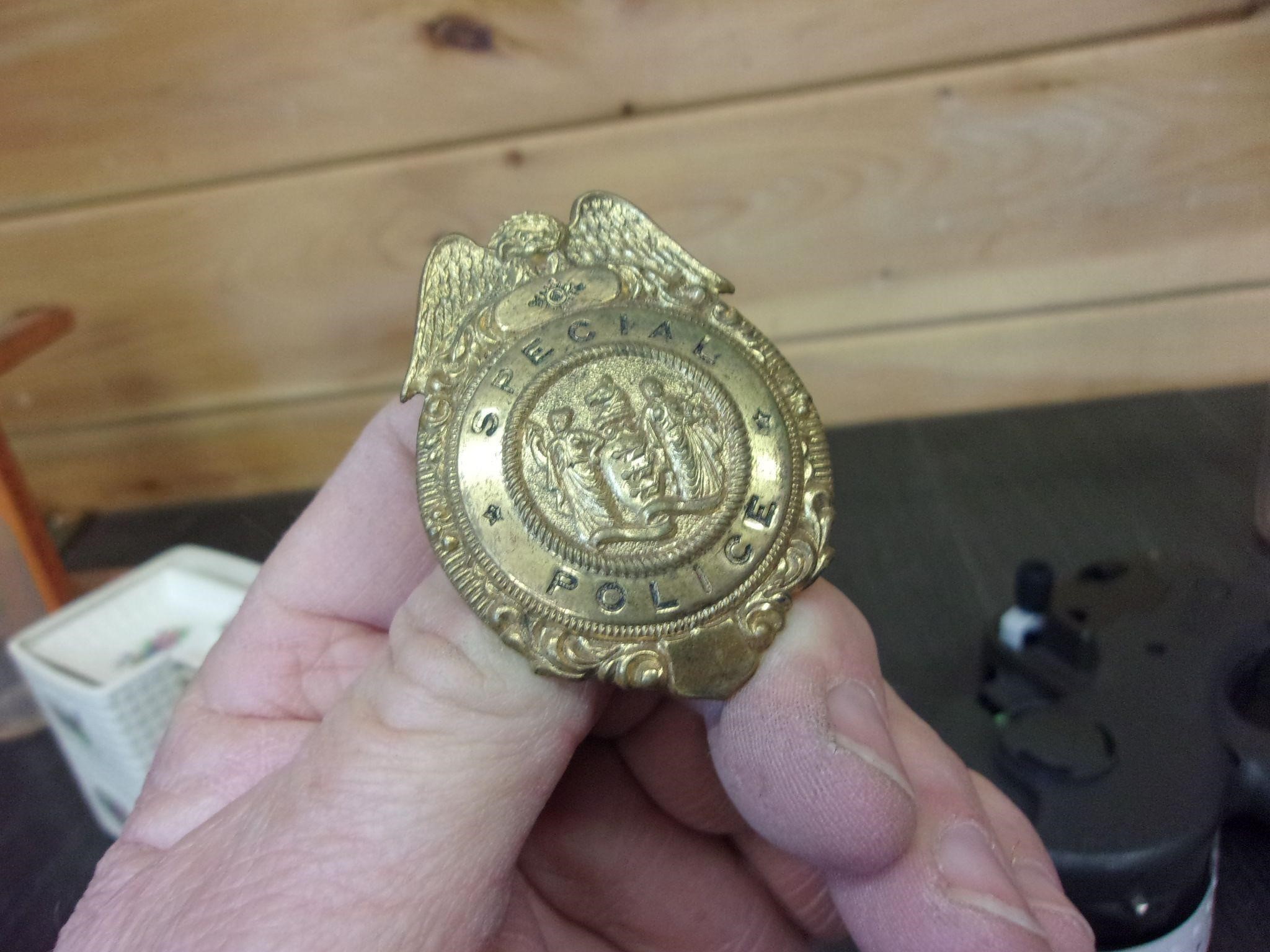 old special police badge