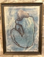 Picasso ‘Blue Nude’ on Canvas Reproduction 20.5”