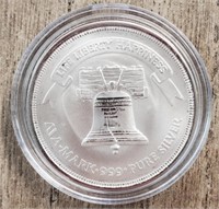1 oz Silver Liberty Bell/Eagle Round