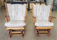 (2) Awesome Glider Rocker Chairs