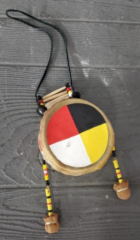 Vintage American Indian Hand Drum