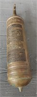 Antique Copper/Brass Pyrene Fire Extinguisher