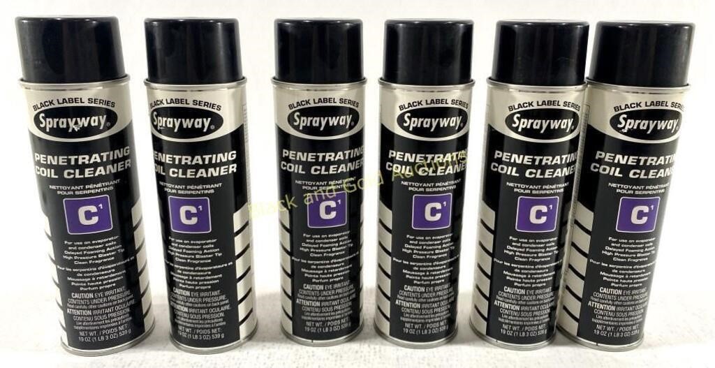 (6) NEW Sprayway Penetrating Coil Cleaner