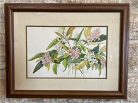 N. Arnold Original Watercolor, Framed and Matted