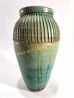 10.5" Tall Artist Signed Pottery Vase