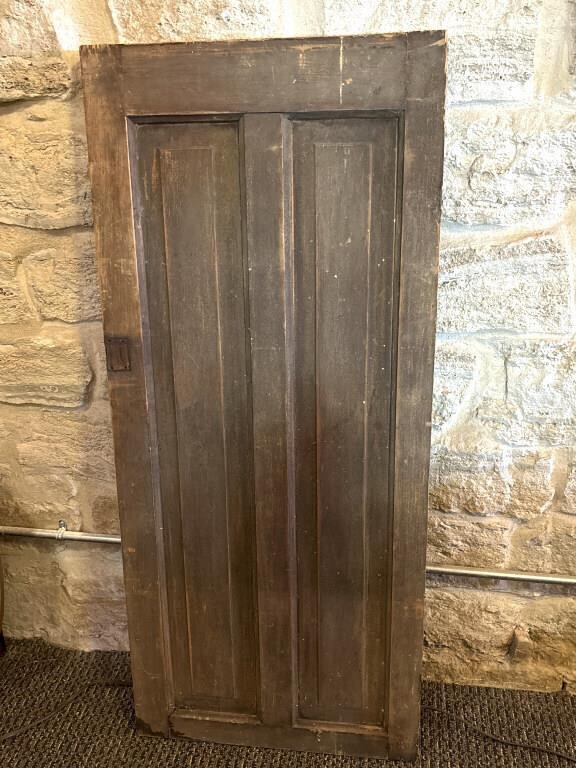 Antique Wood Panel Cabinet Door 20.25” x 47”