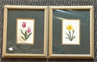 (2) Original Water Color Paintings, Framed and