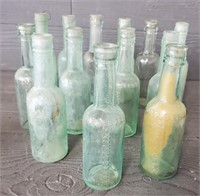 (13) 1890s Lea & Perrins Glass Bottles