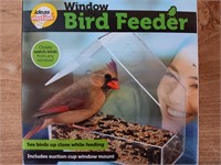 New Window Bird Feeder With Bird Seed!