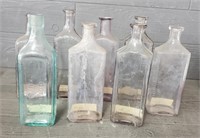 (8) 1800s Medicine Bottles