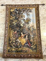 Large French ‘The Intruder’ Tapestry 67" x 103"