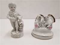 Two Vintage Ceramic Figurines