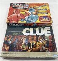 (2) Board Games Rock Em Sock Em & CLUE
