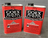 (2) Cans of FFG Goex Black Rifle Powder