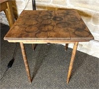 Small Vintage Table - Top Is Checked