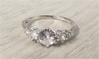 Clear Gemstone Ring
