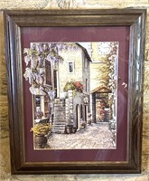 Italy Print, Framed and Matted 18” x 22”
