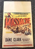 Massacre Movie Poster 22" x 28"