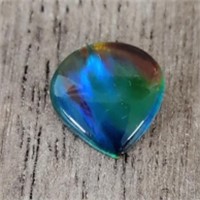 Natural Fire Opal Doublet Gemstone Cabochon