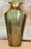 Vintage Brass Vase 15”